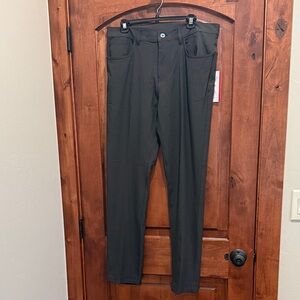 Hogan Men's 4way stretch Black heather pants